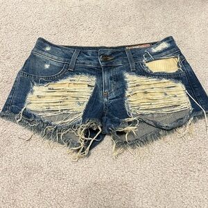 Siwy Camilla Distressed Shorts